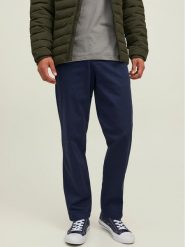 Jack&Jones Spodnie materiałowe Kane Bowie 12218621 Granatowy Loose Fit. Niebieskie spodnie materiałowe Jack&Jones, m, bez wzorów, z bawełny. Za 189.99 zł.