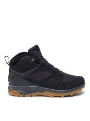Salomon Trekkingi Outsnap Cswp 409220 28 V0 Czarny. Czarne botki sznurowane Salomon, bez wzorów, z materiału, bez obcasa, bez zapięcia. Za 699.99 zł.