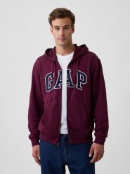 GAP Bluza w kolorze bordowym rozmiar: L. Czerwone bluzy GAP, l, bez wzorów, bez kaptura. Za 124.95 zł.