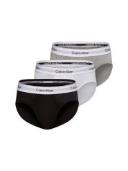 Calvin Klein slipy 3-pack Mężczyźni Bawełna czarny|biały|szary, L. Białe slipki CALVIN KLEIN, l, bez wzorów, z bawełny. Za 199.95 zł.