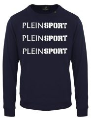 Plein Sport Bluza w kolorze granatowym rozmiar: XXL. Niebieskie bluzy Plein Sport, xxl, bez wzorów, bez kaptura. Za 210.95 zł.