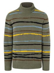 Maerz Muenchen Wełniany golf w kolorze khaki rozmiar: 54. Brązowe golfy Maerz Muenchen, bez wzorów, z wełny, bez ramiączek. Za 339.99 zł.