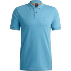 Koszulka polo męska BOSS Passenger Open Blue slim fit niebieska (50507803-486). Niebieskie t-shirty sportowe Boss, bez wzorów, bez ramiączek. Za 219.00 zł.