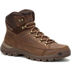 Buty Trekkingowe Męskie Caterpillar Cat Threshold Hiker Waterproof. Brązowe buty trekkingowe CATerpillar, bez wzorów, bez zapięcia. Za 627.75 zł.