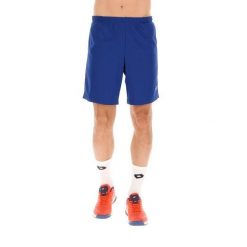 Spodenki tenisowe męskie Lotto Squadra III short 9. Niebieskie krótkie spodenki sportowe Lotto, m, bez wzorów, z materiału. Za 145.00 zł.