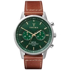 Zegarek "Nevil" w kolorze brązowo-srebrnym. Brązowe zegarki Triwa, srebrne. W wyprzedaży za 449.95 zł.