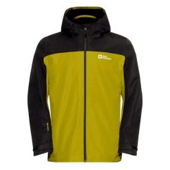 Kurtka w góry męska Jack Wolfskin Taubenberg. Żółte kurtki Jack Wolfskin, m, bez wzorów, z poliesteru, z kapturem. Za 1,097.00 zł.