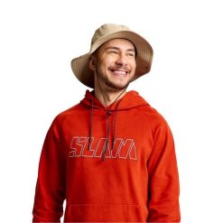 Czapka Z Daszkiem Dorosłych. Brązowe czapki z daszkiem SLAM, bez wzorów. Za 207.10 zł.