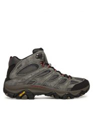 Merrell Trekkingi Moab 3 Mid GORE-TEX J035785 Szary. Szare buty trekkingowe Merrell, bez wzorów, z gore-texu, bez zapięcia. Za 799.99 zł.