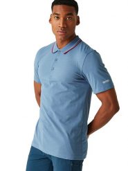 Regatta Funkcyjna koszulka polo "Forley" w kolorze niebieskim rozmiar: 3XL. Niebieskie t-shirty sportowe Regatta, bez wzorów, z bawełny, bez ramiączek, outdoorowe. Za 59.95 zł.