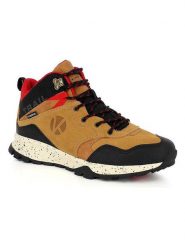Kimberfeel Skórzane buty turystyczne "Marek" w kolorze czarno-jasnobrązowym rozmiar: 42. Brązowe buty trekkingowe Kimberfeel, bez wzorów, bez zapięcia, outdoorowe. Za 336.17 zł.