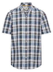 Camel Active Koszula - Regular fit - w kolorze granatowym rozmiar: M. Niebieskie koszule Camel Active, m, bez wzorów, z bawełny, bez kołnierzyka, bez ramiączek. Za 137.10 zł.