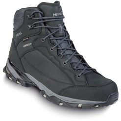 Buty trekkingowe męskie MEINDL Toledo Mid GTX, z membraną Gore-Tex. Czarne trekkingi MEINDL, bez wzorów, z gore-texu, bez zapięcia. W wyprzedaży za 714.35 zł.