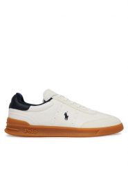 Polo Ralph Lauren Sneakersy Hrt Aera Pp Sk Ltl 809P06951001 Biały. Białe buty sportowe casual Polo Ralph Lauren, z aplikacjami, ze skóry, bez zapięcia. Za 599.99 zł.