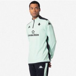 Kurtka z dresu Metz Ablas Pro 8 2024/25. Czarne kurtki Kappa, bez wzorów, z dresówki, bez kaptura. Za 276.60 zł.