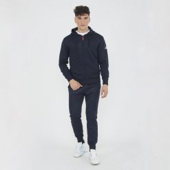 Kompletny dres SABURO męski. Niebieskie komplety dresowe Legea, m, bez wzorów, z dresówki, bez ramiączek. W wyprzedaży za 164.00 zł.