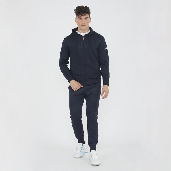 Kompletny dres SABURO męski. Niebieskie komplety dresowe Legea, m, bez wzorów, z dresówki, bez ramiączek. W wyprzedaży za 164.00 zł.