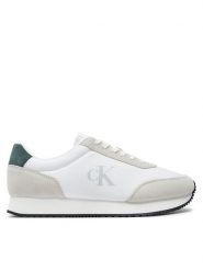 Calvin Klein Jeans Sneakersy Retro Runner YM0YM01119 Écru. Buty sportowe casual Calvin Klein Jeans, bez wzorów, z jeansu, bez zapięcia. Za 339.99 zł.