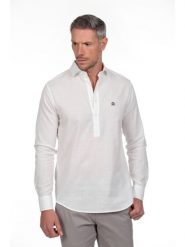 The Time of Bocha Koszula - Regular fit - w kolorze białym rozmiar: L. Białe koszule The Time of Bocha, l, bez wzorów, bez kołnierzyka, bez ramiączek. Za 173.99 zł.