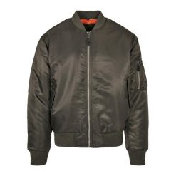 Męska Kurtka Bomber MA1. Kurtki BUILD YOUR BRAND, m, bez wzorów, bez kaptura. Za 414.99 zł.