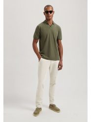 DSTREZZED Koszulka polo w kolorze khaki rozmiar: XL. Brązowe koszulki polo Dstrezzed, xl, bez wzorów, bez kołnierzyka, bez ramiączek. Za 154.79 zł.