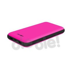 Reinston Neon 5000 mAh EPB016 (różowy)- szybka wysyłka!. Czerwone powerbanki Reinston. Za 49.99 zł.