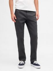 GAP Spodnie - Slim fit - w kolorze antracytowym rozmiar: W30/L30. Czarne spodnie materiałowe GAP, l, bez wzorów, z materiału. Za 110.81 zł.