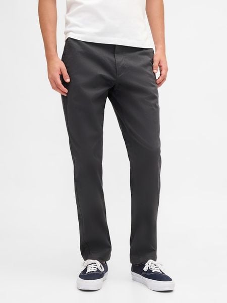 GAP Spodnie - Slim fit - w kolorze antracytowym rozmiar: W29/L30. Czarne spodnie materiałowe GAP, l, bez wzorów, z materiału. Za 109.26 zł.