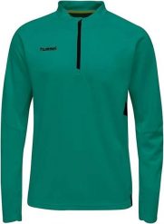 Męska bluza Hummel Tech Move Half Zip zielona 2xl. Zielone bluzy bez kaptura 8000KICKS, m, bez wzorów, z elastanu, bez kaptura. Za 211.99 zł.
