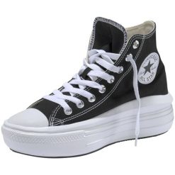 Buty na co dzień Trampki Converse All Star Klasyk Chuck Platforma. Czarne trampki Converse, bez wzorów, bez zapięcia. Za 363.00 zł.