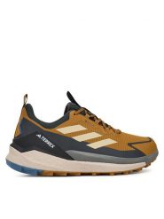 Adidas Trekkingi Terrex Free Hiker 2.0 Low Gore-Tex JP5611 Brązowy. Brązowe trekkingi Adidas, bez wzorów, z gore-texu, bez zapięcia. Za 659.99 zł.