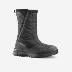 Buty turystyczne śniegowce męskie Quechua SH100 zamek. Czarne buty trekkingowe QUECHUA, bez zapięcia. Za 179.99 zł.