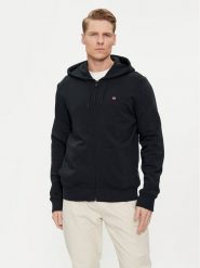 Napapijri Bluza Balis NP0A4HHV Czarny Regular Fit. Czarne bluzy Napapijri, m, bez wzorów, z bawełny, bez kaptura. Za 269.99 zł.