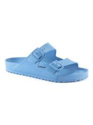 Birkenstock Klapki "Arizona" w kolorze błękitnym rozmiar: 42. Niebieskie klapki Birkenstock. Za 219.95 zł.