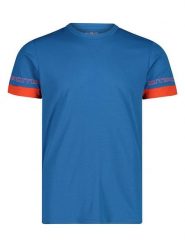 Cmp Koszulka funkcyjna w kolorze niebieskim rozmiar: 56. Niebieskie t-shirty sportowe CMP, bez wzorów, z materiału, bez ramiączek, outdoorowe. Za 57.06 zł.