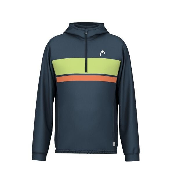 Bluza Head Topspin. Niebieskie bluzy Head, m, bez wzorów, z poliesteru, bez kaptura. W wyprzedaży za 342.00 zł.