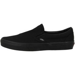 Buty VANS UA CLASSIC SLIP-ON Czarny. Czarne buty sportowe casual Vans, bez wzorów, z tkaniny, bez zapięcia. Za 339.68 zł.