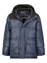 Geographical Norway Kurtka zimowa "Cisar" w kolorze granatowo-czarnym rozmiar: S. Niebieskie kurtki Geographical Norway, na zimę, s, bez wzorów, bez kaptura. Za 163.64 zł.