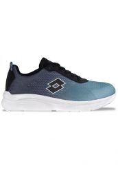 Buty Lotto Relazio - tenisówki miejskie z cholewką z siateczki. Niebieskie trampki Lotto, uniwersalny, bez wzorów, bez zapięcia. Za 118.99 zł.