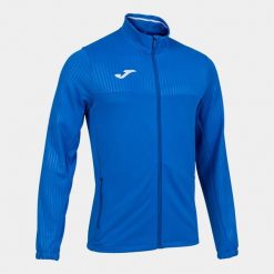 Bluza tenisowa męska Joma Montreal. Niebieskie bluzy Joma, m, bez wzorów, bez kaptura. W wyprzedaży za 154.10 zł.