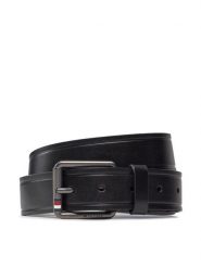 Tommy Hilfiger Pasek Męski Casual 3.5 AM0AM12066 Czarny. Czarne paski Tommy Hilfiger, bez wzorów, ze skóry, casualowe. Za 139.99 zł.