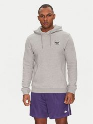 Adidas Bluza Trefoil Essentials JD2405 Szary Regular Fit. Szare bluzy Adidas, m, bez wzorów, z bawełny, bez kaptura. Za 219.99 zł.