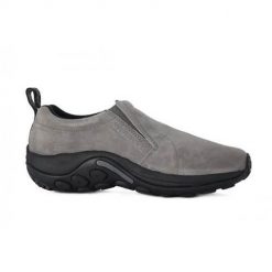 Buty do chodzenia męskie Merrell Jungle Moc. Szare buty sportowe casual Merrell, bez wzorów, z gumy, bez zapięcia. Za 476.00 zł.