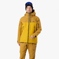 Kurtka narciarska męska Swedemount Lofoten 3L Shell Jacket II wodoodporna. Brązowe kurtki narciarskie i snowboardowe SWEDEMOUNT, l, bez wzorów, narciarskie. Za 672.00 zł.