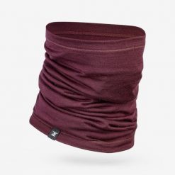 Komin trekkingowy SimondMT500 merino. Fioletowe szaliki SIMOND, bez wzorów, z materiału. Za 59.99 zł.