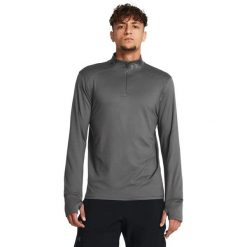 Koszulka męska Under Armour LAUNCH PRO 1/4 ZIP. Szare bluzy Under Armour, m, bez wzorów, bez kaptura. Za 229.99 zł.