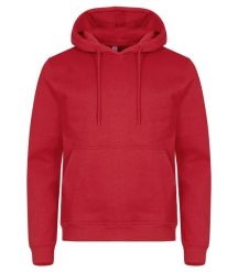 Clique Bluza z kapturem Miami z bawełny i poliestru z recyklingu – Red. Czerwone bluzy z kapturem CLIQUE, m, bez wzorów, z bawełny, z kapturem. Za 166.63 zł.