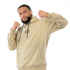 Bluza z kapturem Metal Boxe Desert Storm. Brązowe bluzy z kapturem METAL BOXE, l, bez wzorów, z bawełny, z kapturem. Za 268.45 zł.