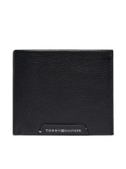 Tommy Hilfiger Portfel Th Corp Cc AM0AM14779 Czarny. Czarne portfele Tommy Hilfiger, bez wzorów, ze skóry. Za 329.99 zł.