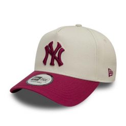 Czapka New York Yankees Patch Frame. Białe czapki z daszkiem New Era, bez wzorów, z bawełny. Za 159.35 zł.